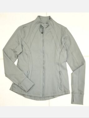 90°Degree By Reflex Chinois Green Zip Front Performance Jacket Med NWT